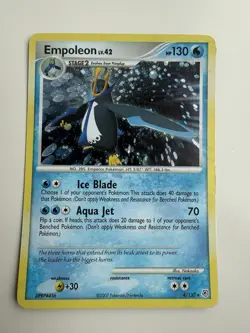 Empoleon - 4/130 - Pokemon Diamond & Pearl Holo Card - Image 1