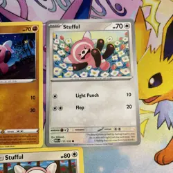 Stufful 7 Card Lot - Non-holo - Cute Pokemon - Image 5