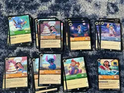 Disney Lorcana Card Lot #5 Lilo and Stitch only 60+ cards - Image 2