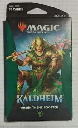 Kaldheim Green Theme Booster Pack 35 Cards MTG Factory Sealed New - Image 1