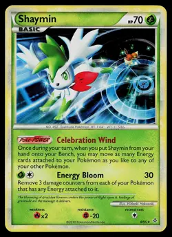 Pokemon Card - Shaymin Unleashed 8/95 Holo Rare - Image 1