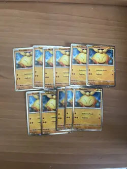 Lot of 11 Makuhita 068 black star promo LP-NM pokemon TCG cards - Image 1