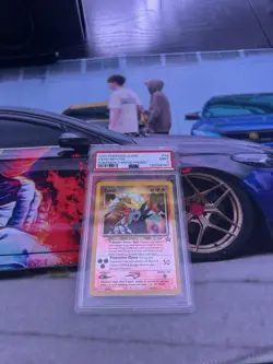 Pokemon Entei 34/53 Wotc Promo Reverse Holo 2001 PSA Graded Card - Image 1