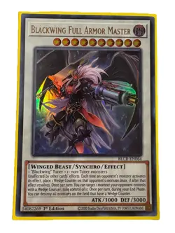 YUGIOH Blackwing Deck Complete 41 - Cards with BRAND NEW SLEEVES - Image 1