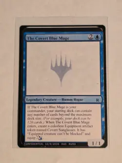 The Covert Blue Mage - Playtest Card MagicCon Las Vegas '24 Unknown Event - Image 1