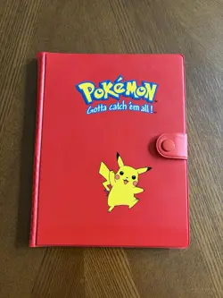 Pokemon Gotta Catch 'Em All - Card Album - Pikachu - Vintage - Image 1
