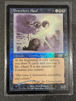 Graveborn Muse - FOIL - Legions - NM - MTG - Magic the Gathering - Black - Image 1
