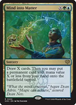 NM Mind into Matter, MTG, Secrets of Strixhaven, Magic the Gathering, 202 - Image 1