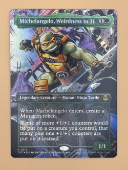 Michelangelo, Weirdness to 11 (Borderless) Teenage Mutant Ninja Turtles Foil - Image 1