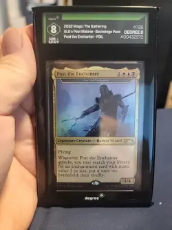 Post The Enchanter Foil (726) 2022 Secret Lair Degree Grading Graded 8 - Image 1