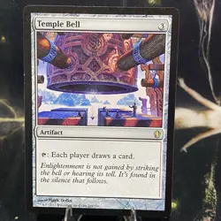 Magic the Gathering - Temple Bell - Commander 2013 MTG NM - Rare Artifact - LP - Image 1