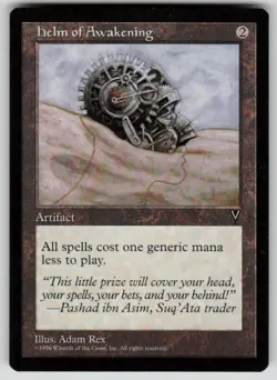 Helm of Awakening Uncommon Visions MTG Near Mint 1997 - Image 1
