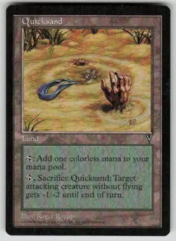 Quicksand Uncommon Visions MTG Near Mint 1997 - Image 1