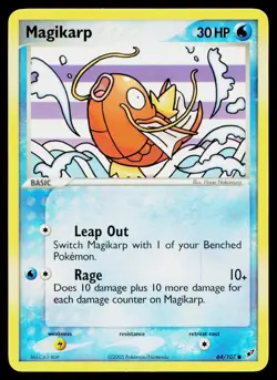 Magikarp 64/107 Common Deoxys Pokemon Lightly Played - Image 1