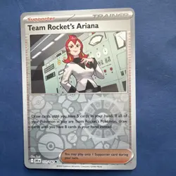 Pokemon TCG Destined Rivals Team Rocket's Ariana Reverse Holo 171/182 - Image 1