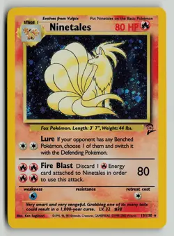 Ninetales - Base Set 2 (BS2) 13/130 Pokemon - Image 1