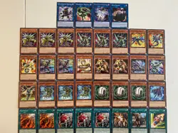 YUGIOH Rokket Dragon Deck Link Complete 44 Cards - Image 3