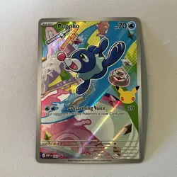 Pokemon POPPLIO MEP 045 Ascended Heroes - 1st Partner FULL ART PROMO - MINT - Image 1