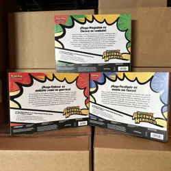 Pokemon Mega Evolution Ascended Heroes Box -Emboar, Feraligatr, Meganium SPANISH - Image 2