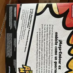 Pokemon Mega Evolution Ascended Heroes Box -Emboar, Feraligatr, Meganium SPANISH - Image 3