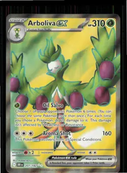 Arboliva ex 207/182 Ultra Rare Destined Rivals Pokemon Near Mint - Image 1