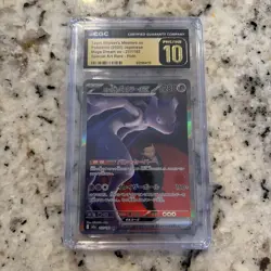 POKEMON CGC 10 PRISTINE TEAM ROCKET'S MEWTWO 237/193 MEGA DREAM EX SAR HOLO - Image 1