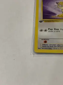 Meowth [1st Edition] #56 Pokemon Jungle - Image 2