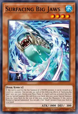 Yugioh! Surfacing Big Jaws MP25-EN012 STARLIGHT Rare 2025 tin ships 9/5 - Image 1