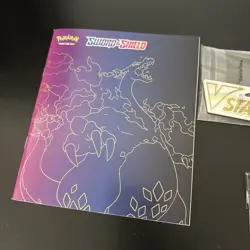 CHARIZARD UPC Pokemon TCG: Sword and Shield Ultra Premium EMPTY Box PLUS ITEMS - Image 3