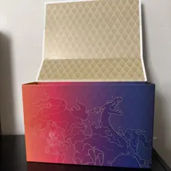 CHARIZARD UPC Pokemon TCG: Sword and Shield Ultra Premium EMPTY Box PLUS ITEMS - Image 4