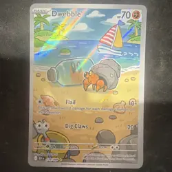 The Pokemon Company Dwebble 129/086 Sv: Black Bolt Illustration Rare Holo 70 HP - Image 1