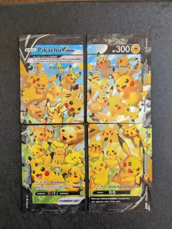 Pikachu V-Union Full Art Holo SWSH139-142 Celebrations Pokemon Promo 2023 NM - Image 1
