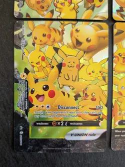 Pikachu V-Union Full Art Holo SWSH139-142 Celebrations Pokemon Promo 2023 NM - Image 5