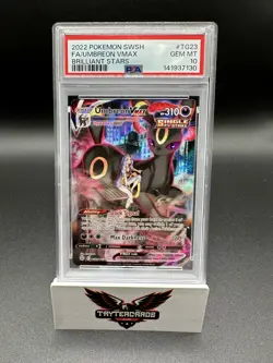 Pokemon SWSH Brilliant Stars Umbreon VMAX Trainer Gallery 2022 TG23/TG30 PSA 10 - Image 1