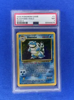 BLASTOISE HOLO BASE SET 2 II PSA 7 2000 POKEMON GAME #2 NEAR MINT - Image 1