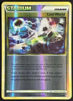 Lost World - 81/95 - Reverse Holo - Call of Legends - Pokemon - Damaged - Image 1