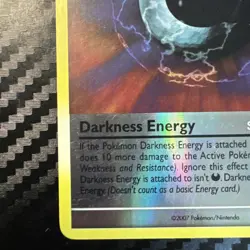 Pokemon Darkness Energy (129/141) Secret Wonders LP REVERSE HOLO - Image 4