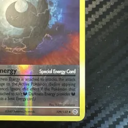 Pokemon Darkness Energy (129/141) Secret Wonders LP REVERSE HOLO - Image 5