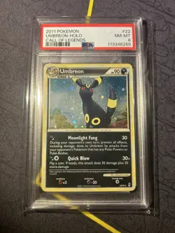 Pokemon Call of Legends Umbreon Holo #22 PSA 8 - Image 1