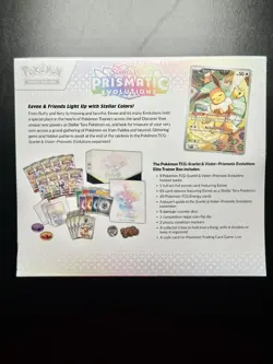 Pokemon Prismatic Evolutions Elite Trainer Box ETB New Factory Sealed - Image 2
