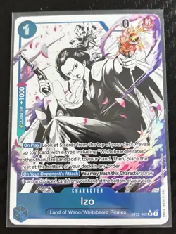 Izo St22-002 Alternative Art One Piece Card TCG English Card Game - Image 1
