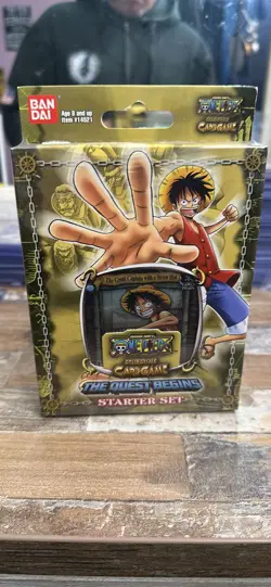ONE PIECE CCG The Quest Begins Starter Bandai 2005 New Sealed - Image 1