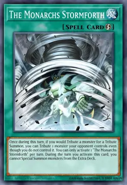 Yugioh! The Monarchs Stormforth MP25-EN024 STARLIGHT Rare 2025 tin ships 9/5 - Image 1