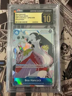 CGC Pristine 10 Boa Hancock (Gift Collection 2023) OP02-059 One Piece Promo - Image 1