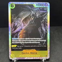 Gecko Moria SR OP14-104 One Piece The Azure Sea's Seven Foil - Image 1