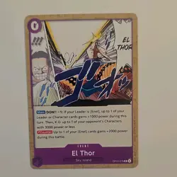 Bandai One Piece El Thor OP15-075 Sky Island x4 Event English Playset NM Purple - Image 2