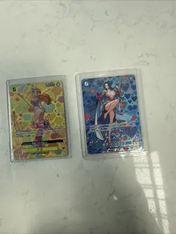 One Piece CCG Nami and Boa SPs Japanese Set - Image 1