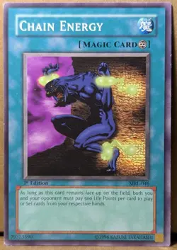 Chain Energy - MRL-046 - Common - 1st Edition YuGiOh! Magic Ruler - MRL - MP - Image 1