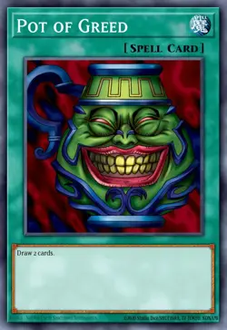 Yugioh! Pot Of Greed MP25-EN050 STARLIGHT Rare - Image 1