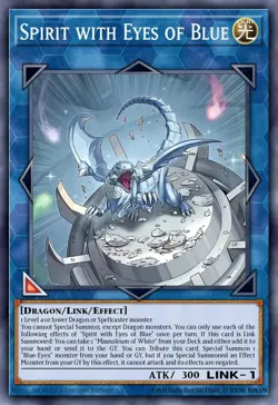 Yugioh! Spirit with eyes of blue Starlight Rare 2025 tin MP25-EN049 ships 9/5 - Image 1